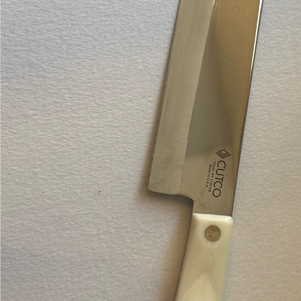 Cutco white pearl handle 7-5/8" Petite Chef